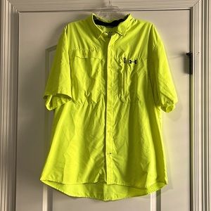 Under Armour - Heat Gear - 2 XL Neon green/yellow